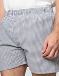 Cole 1Pk Gingham Small Celana Boxer Pria