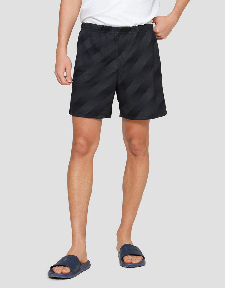 Cole Wove Linen Wave Boxer Pria