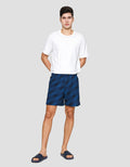 Cole Wove Linen Wave Boxer Pria