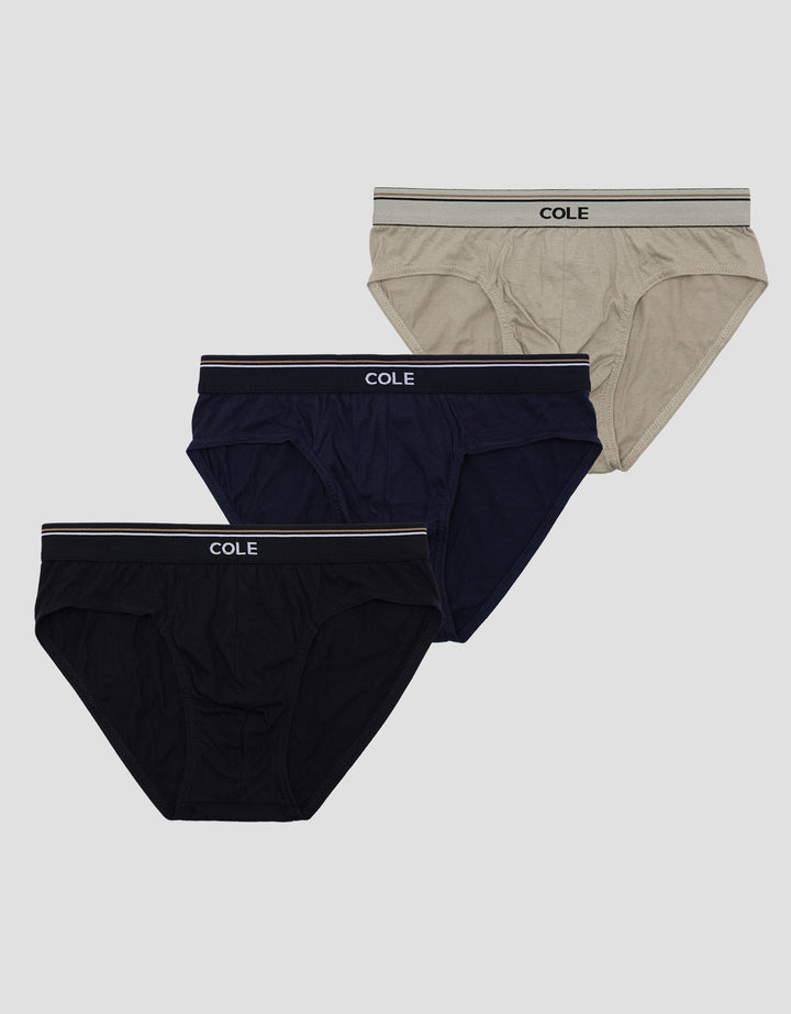 Cole Elastic Celana Dalam Pria Isi 3pcs