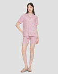 St. Yves Flowers Print Set Piyama Wanita