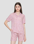 St. Yves Flowers Print Set Piyama Wanita