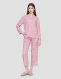 St. Yves Floral Long Sleeve Set Piyama Wanita