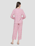 St. Yves Floral Long Sleeve Set Piyama Wanita