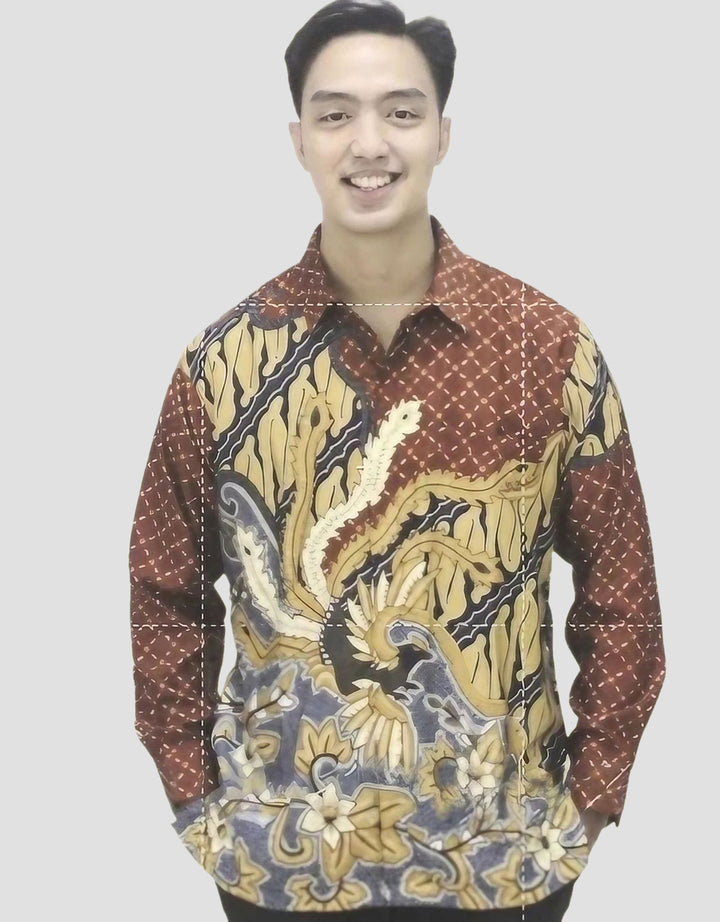 Bali Lestari Dobby Kemeja Motif Pria