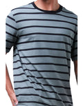 Bombboogie Branca Kaos T-Shirt Striped Pria