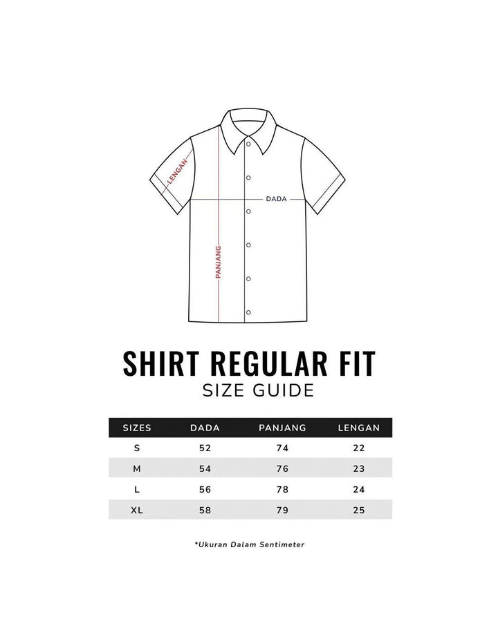 Bombboogie Kemeja Koko Polos Pria