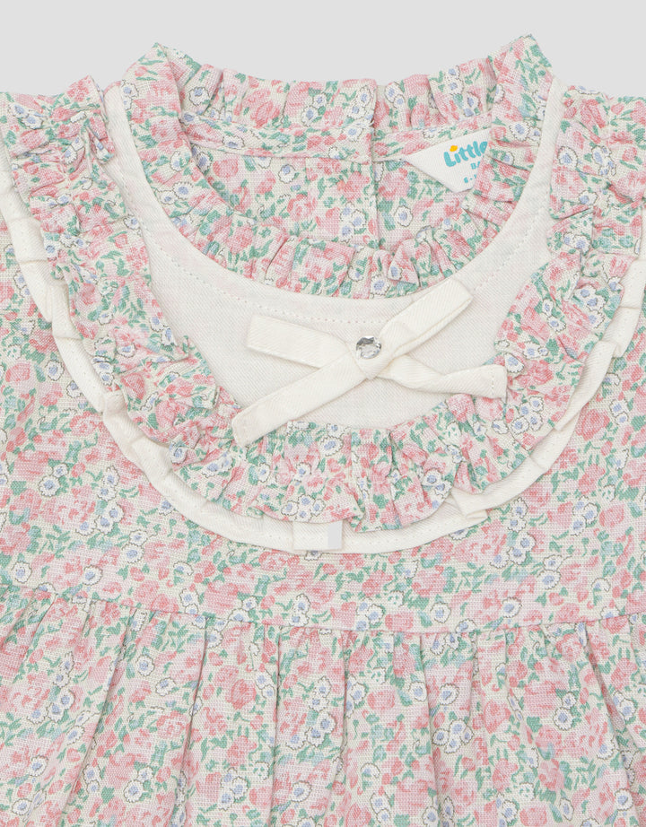 Little M Flower Midi Dress Anak Bayi