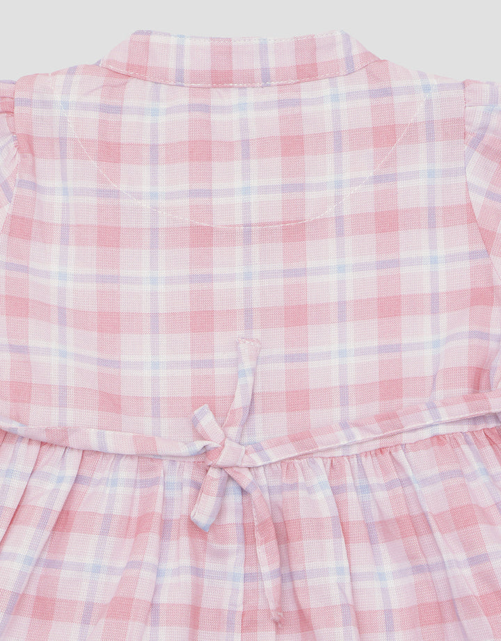 Little M Kotak2 Kerah Shanghai Midi Dress Bayi Perempuan