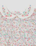 Little M Bunny Flower Baju Set Anak Perempuan