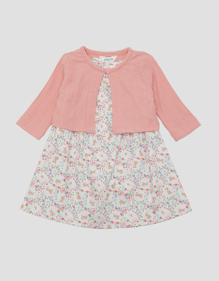 Little Flower Midi Dress Cardi Anak Bayi