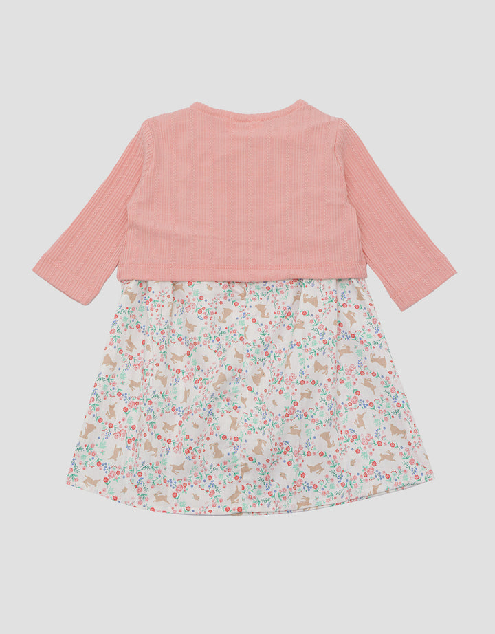 Little Flower Midi Dress Cardi Anak Bayi