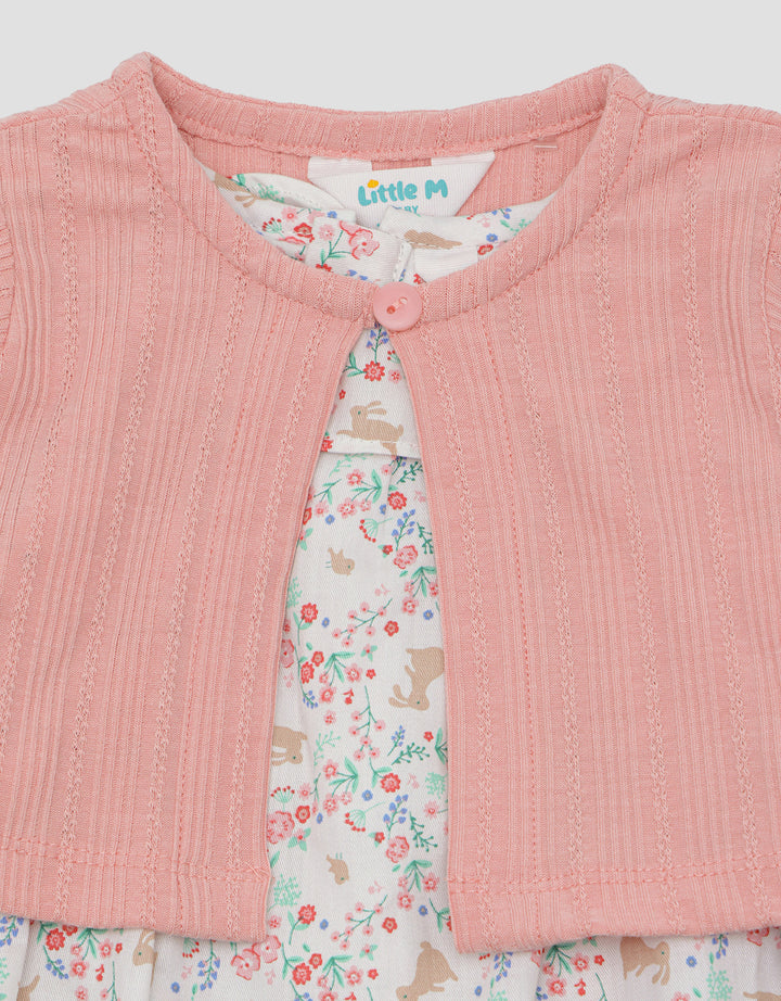 Little Flower Midi Dress Cardi Anak Bayi