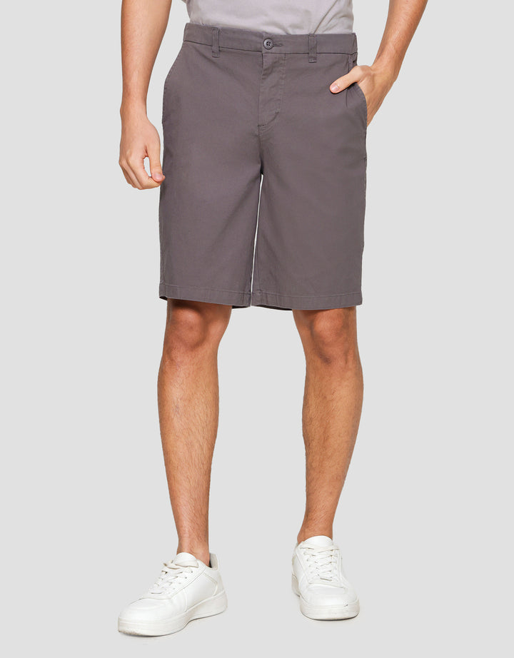Cole Solid Cotton Bermuda Men's Shorts