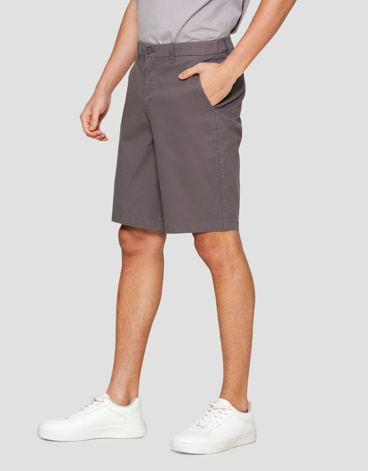 Cole Solid Cotton Bermuda Men's Shorts
