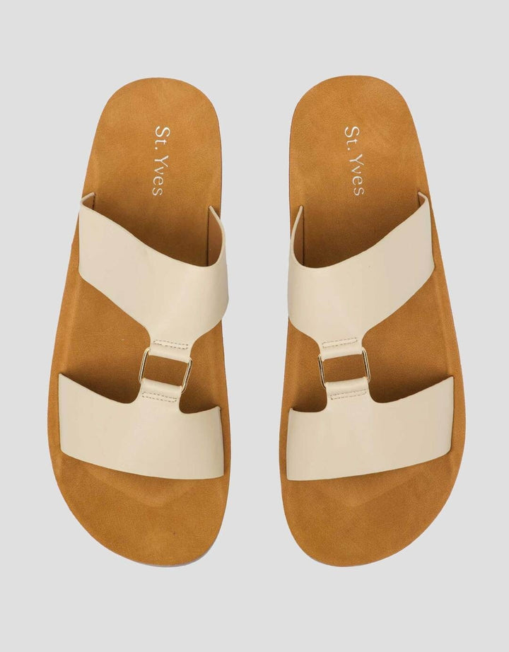 St. Yves Double Strap Sandal Slipper Wanita