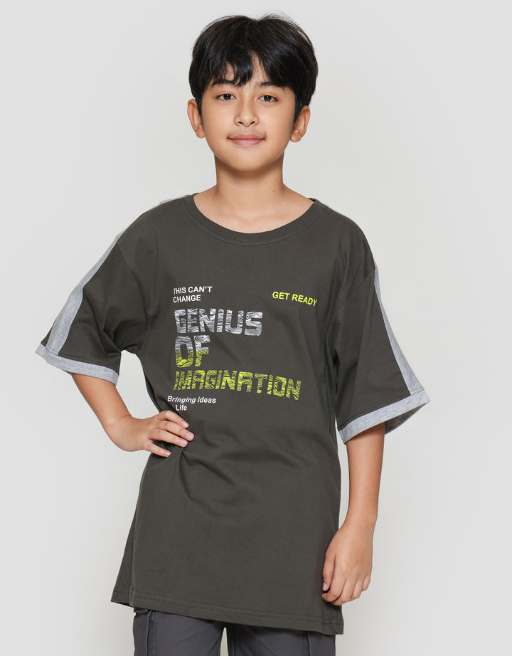 Nevada Print Genius Kaos Lengan Pendek Anak Laki-laki