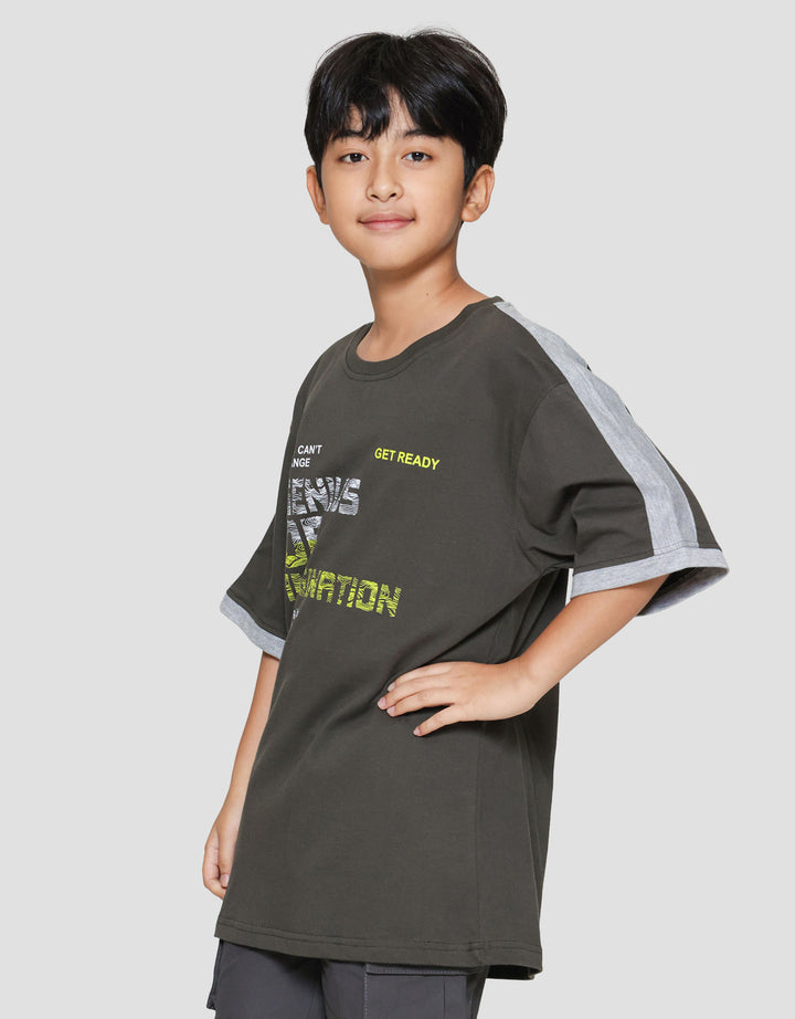 Nevada Print Genius Kaos Lengan Pendek Anak Laki-laki