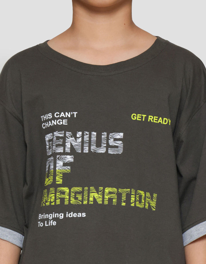 Nevada Print Genius Kaos Lengan Pendek Anak Laki-laki