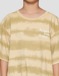 Nevada Full Print Tie Dye Stripes Kaos Lengan Pendek Anak Laki-laki