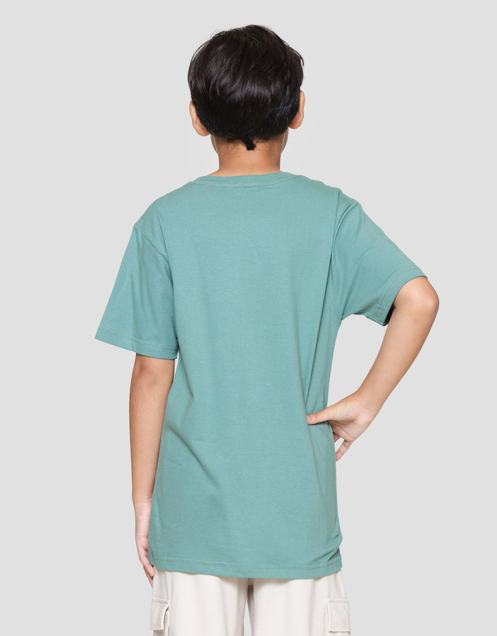 Nevada Print Patch Skate Kaos Anak Laki-laki