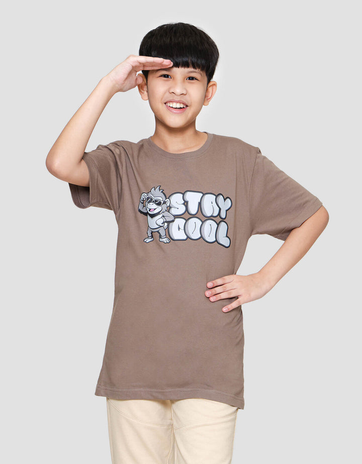 Nevada Print Stay Cool Kaos Anak Laki-laki