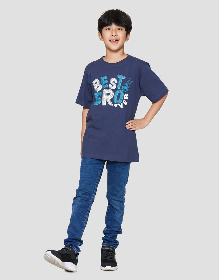 Nevada Print Best Bro Kaos Anak Laki-laki