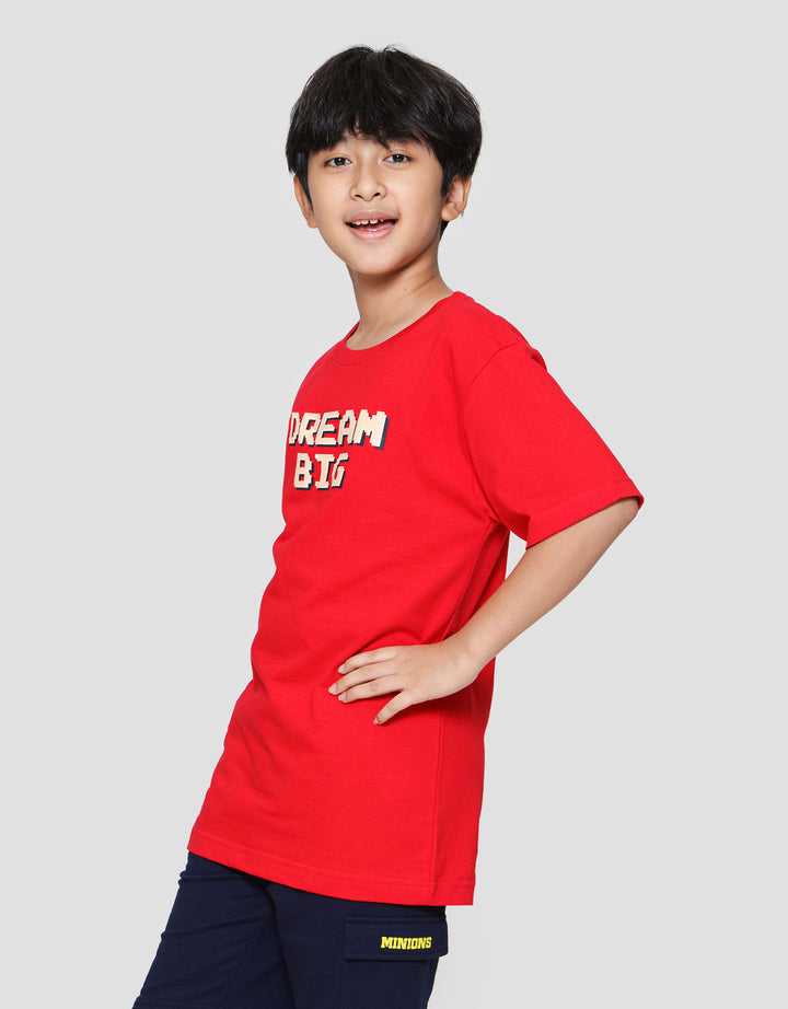 Nevada Print Pixel Dream Big Kaos Anak Laki-laki