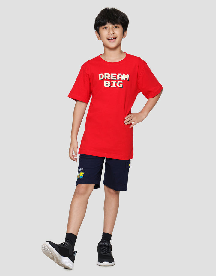 Nevada Print Pixel Dream Big Kaos Anak Laki-laki