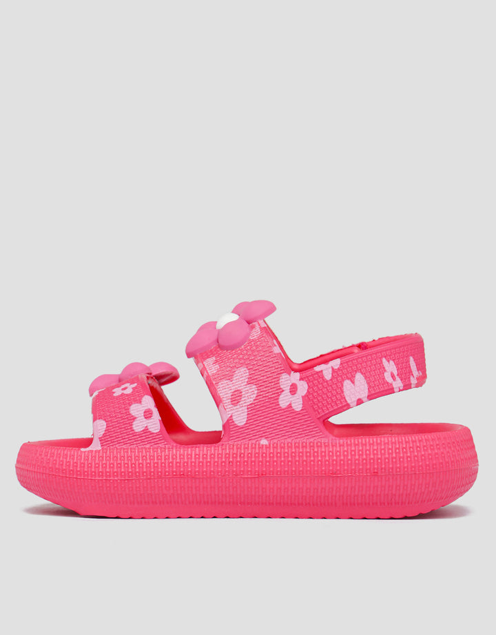 Little M Flower Sandal Slip On Anak Perempuan