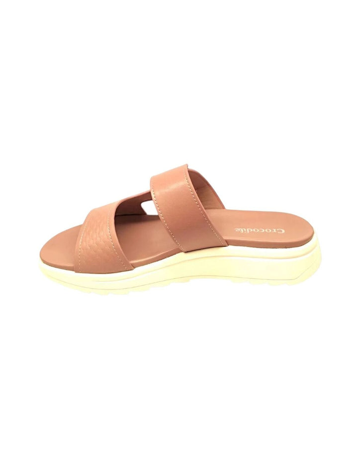 Crocodile LR Sandal Warna Tan Pink Wanita