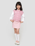Nevada Varsity Ribbon Jaket Anak Perempuan