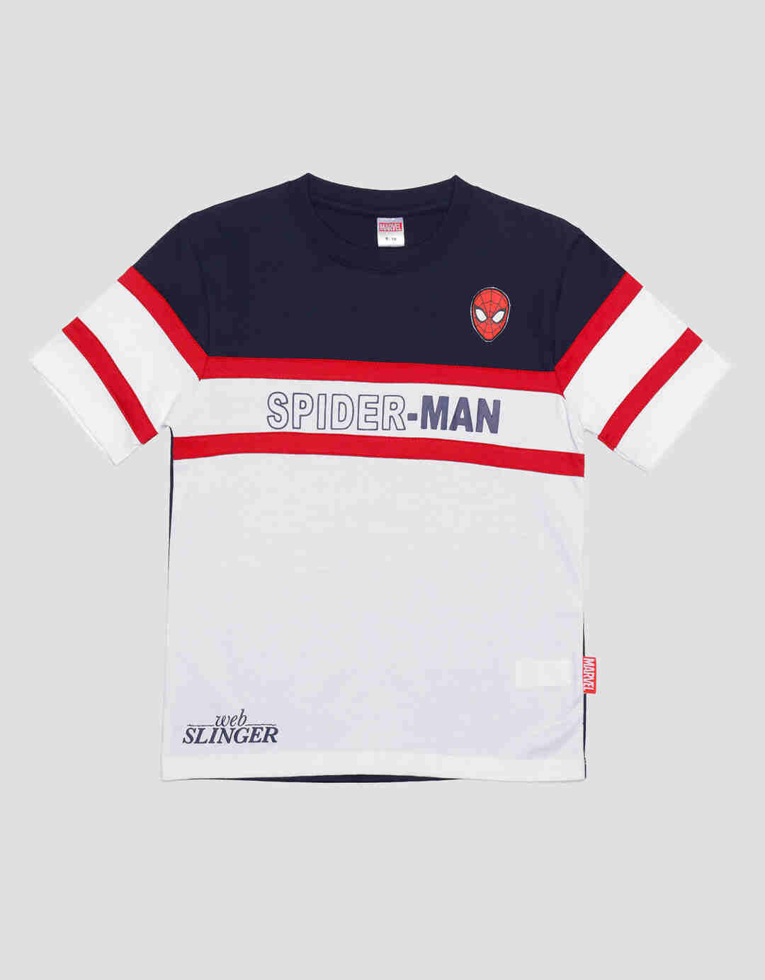 Marvel Spiderman Face Kaos Anak Laki-laki