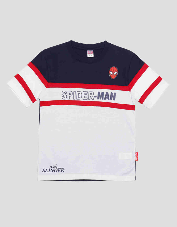 Marvel Spiderman Face Kaos Anak Laki-laki