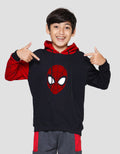 Marvel SPD Face Sweater Hoodie Anak Laki-laki