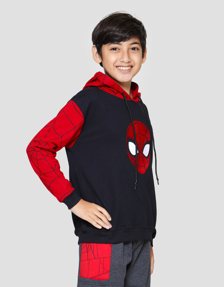 Marvel SPD Face Sweater Hoodie Anak Laki-laki