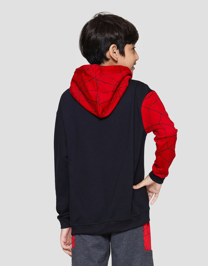 Marvel SPD Face Sweater Hoodie Anak Laki-laki