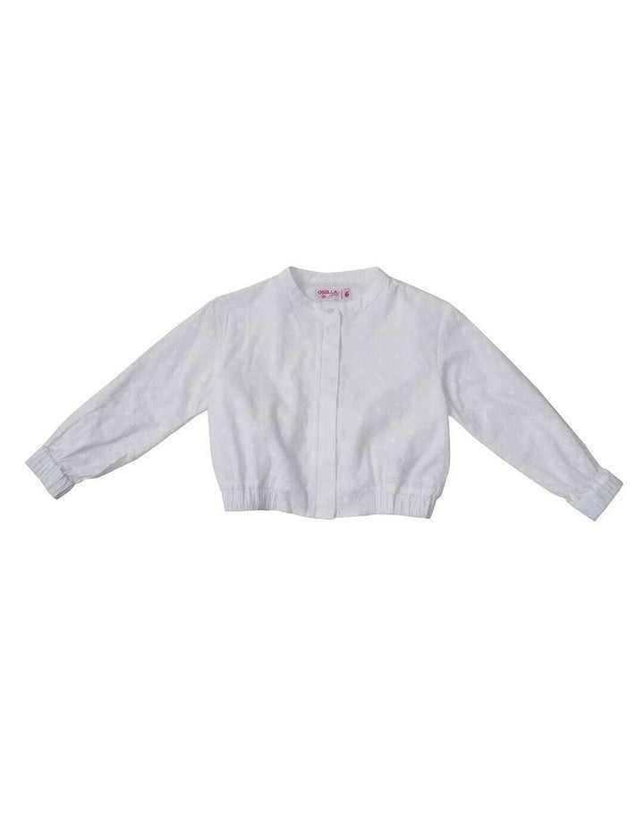 Osella Kaos Cetak Motif Pita Atasan Anak Perempuan