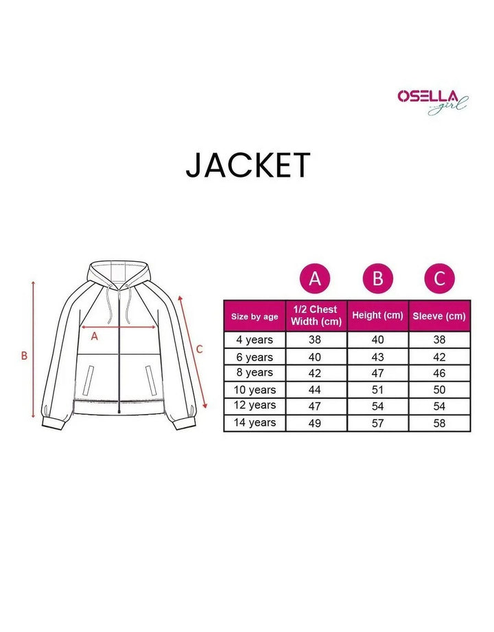 Osella Kaos Cetak Motif Pita Atasan Anak Perempuan