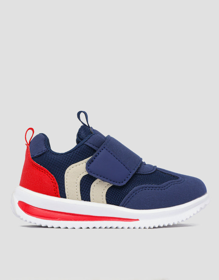 Little M Big Strap Adhesive Sneakers Shoes Boys
