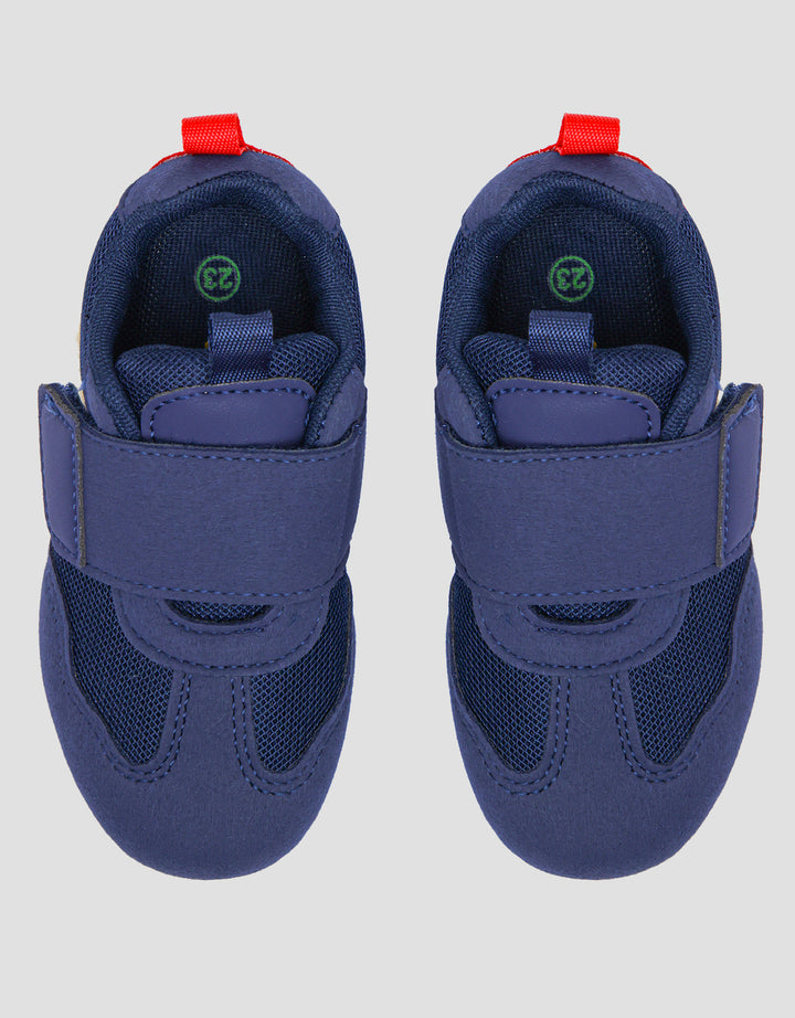 Little M Big Strap Adhesive Sneakers Shoes Boys