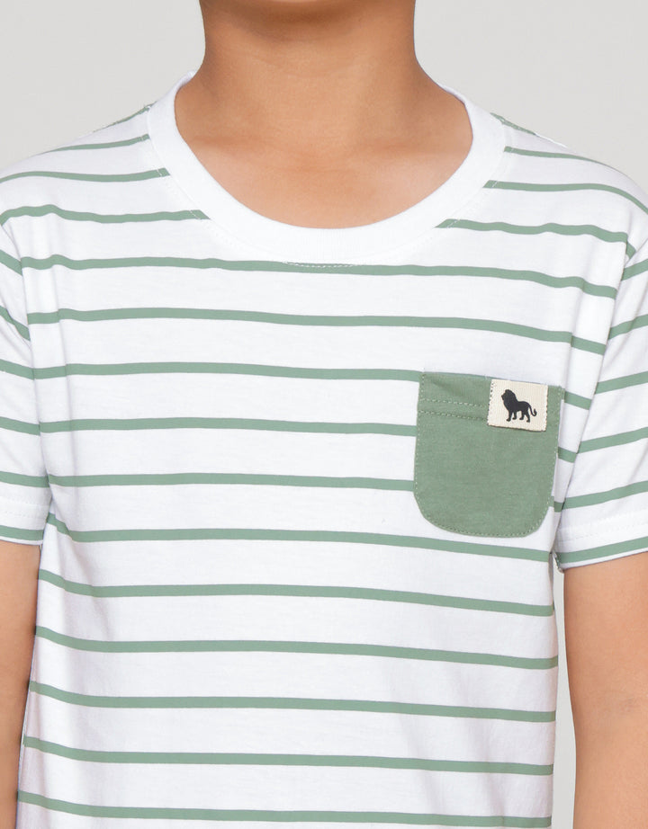 Little M Salur Kantong 2 Kaos Anak Laki-Laki