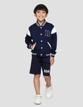 Little M APL R Letter Jaket Bomber Anak Laki-laki