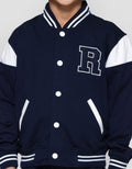 Little M APL R Letter Jaket Bomber Anak Laki-laki
