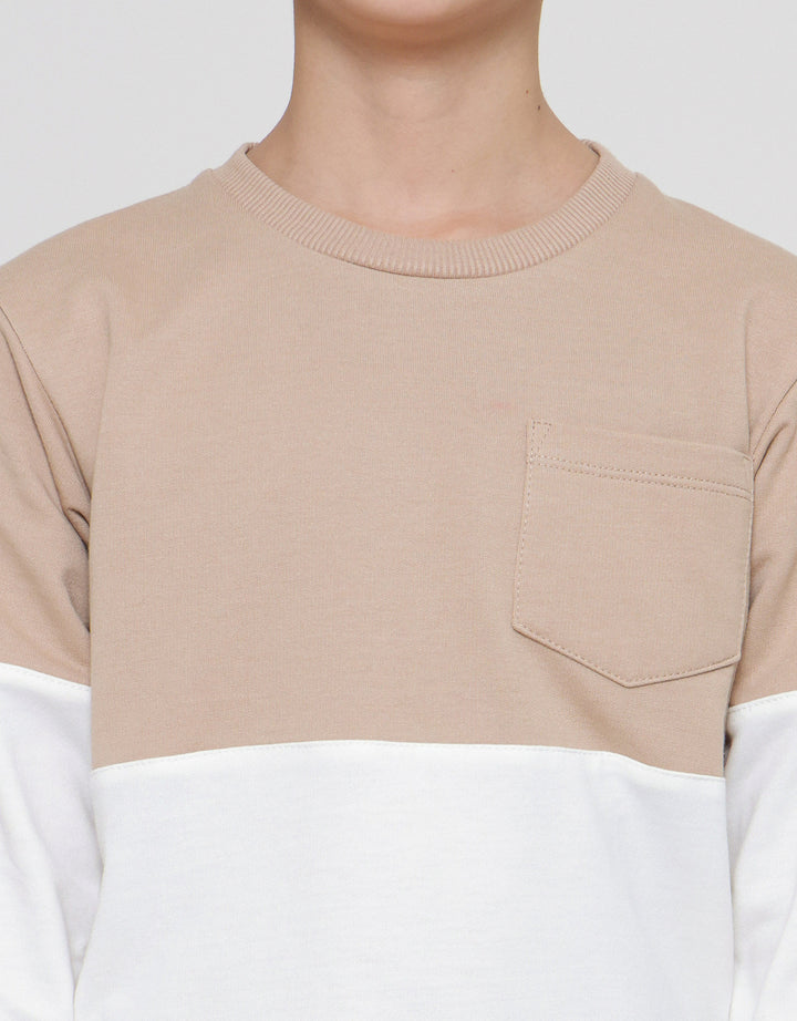 Little M Color Combi Boys Sweater