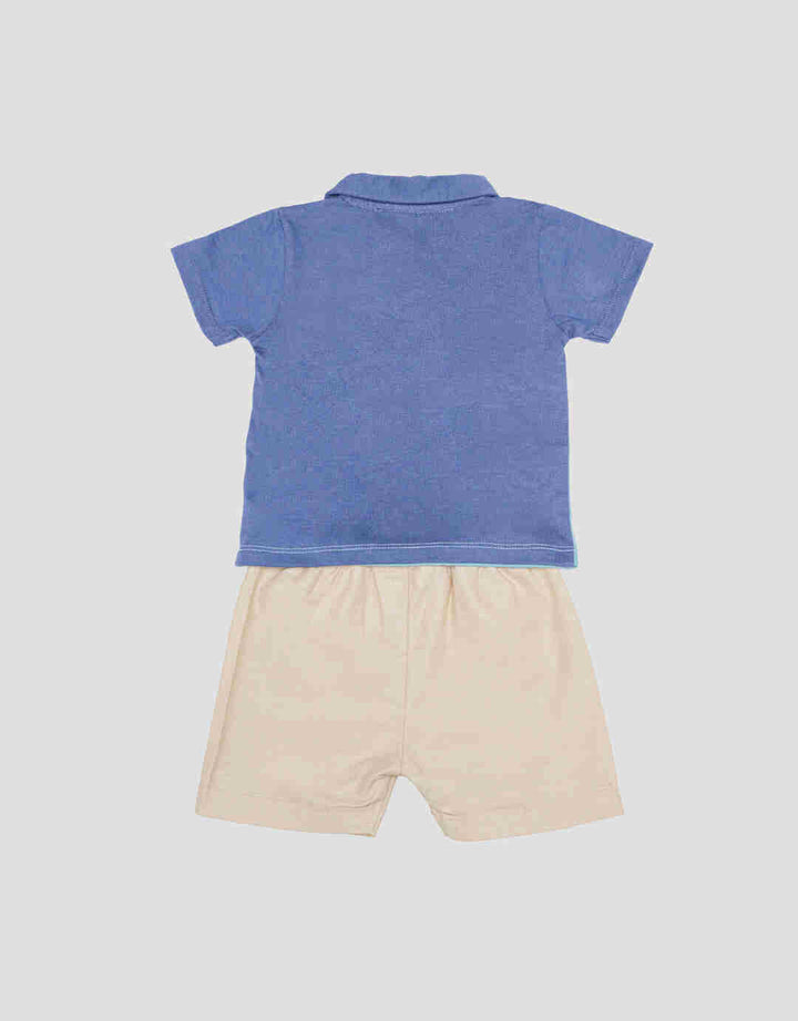 Little M Polo Cns Dino Pakaian Setelan Bayi