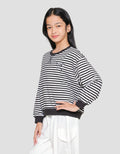 Nevada Stripes Two Color Sweater Anak Perempuan