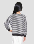 Nevada Stripes Two Color Sweater Anak Perempuan