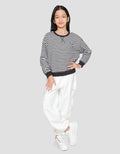 Nevada Stripes Two Color Sweater Anak Perempuan