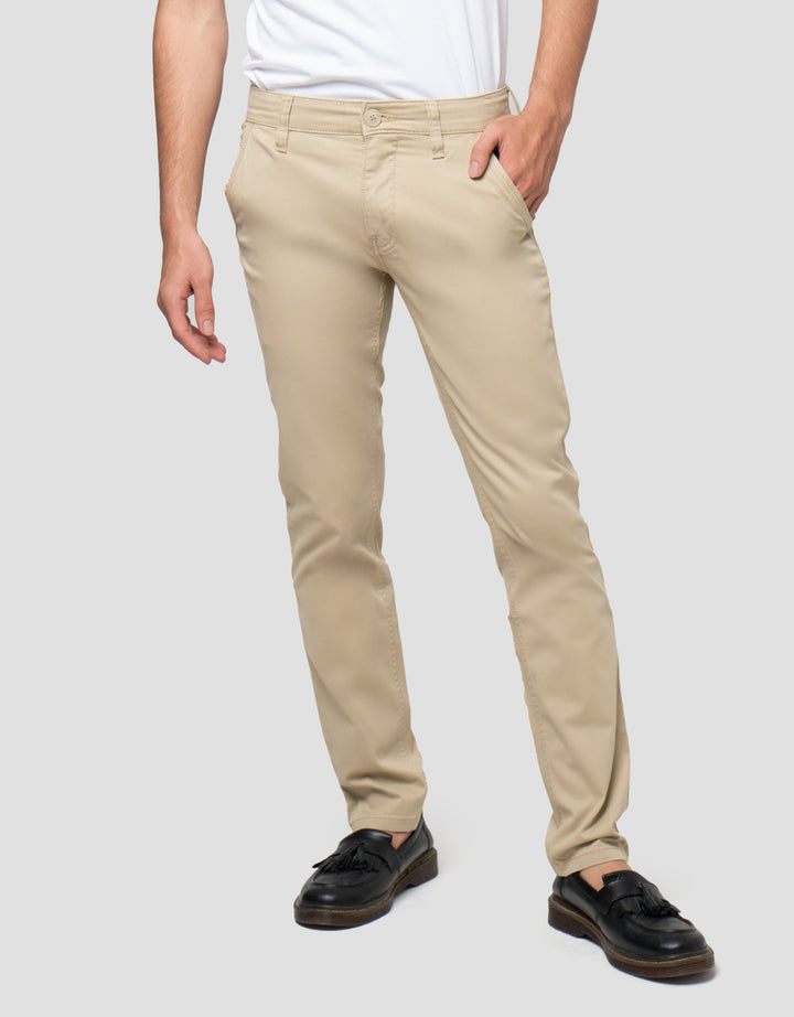 Cardinal Casual Pocket Celana Panjang Chinos Pria
